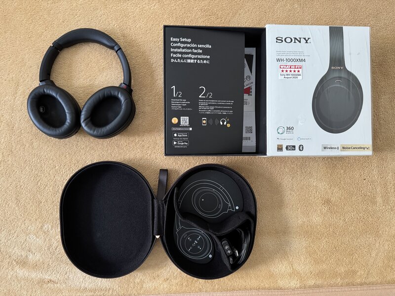 Casti Sony XM4 cu garantie